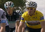 Andy Schleck pendant la septime tape du Tour de France 2011